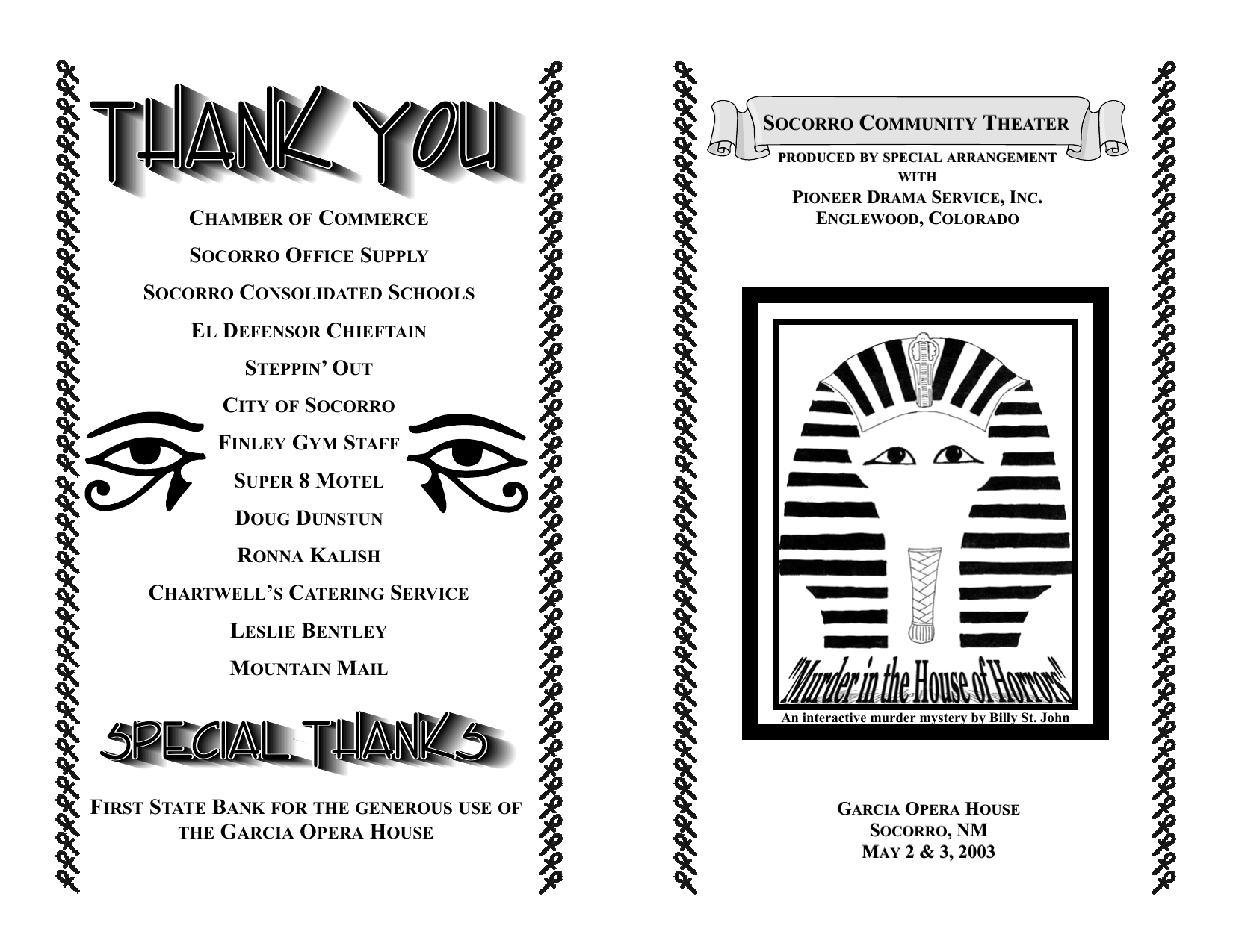 Murder in the House of Horrors